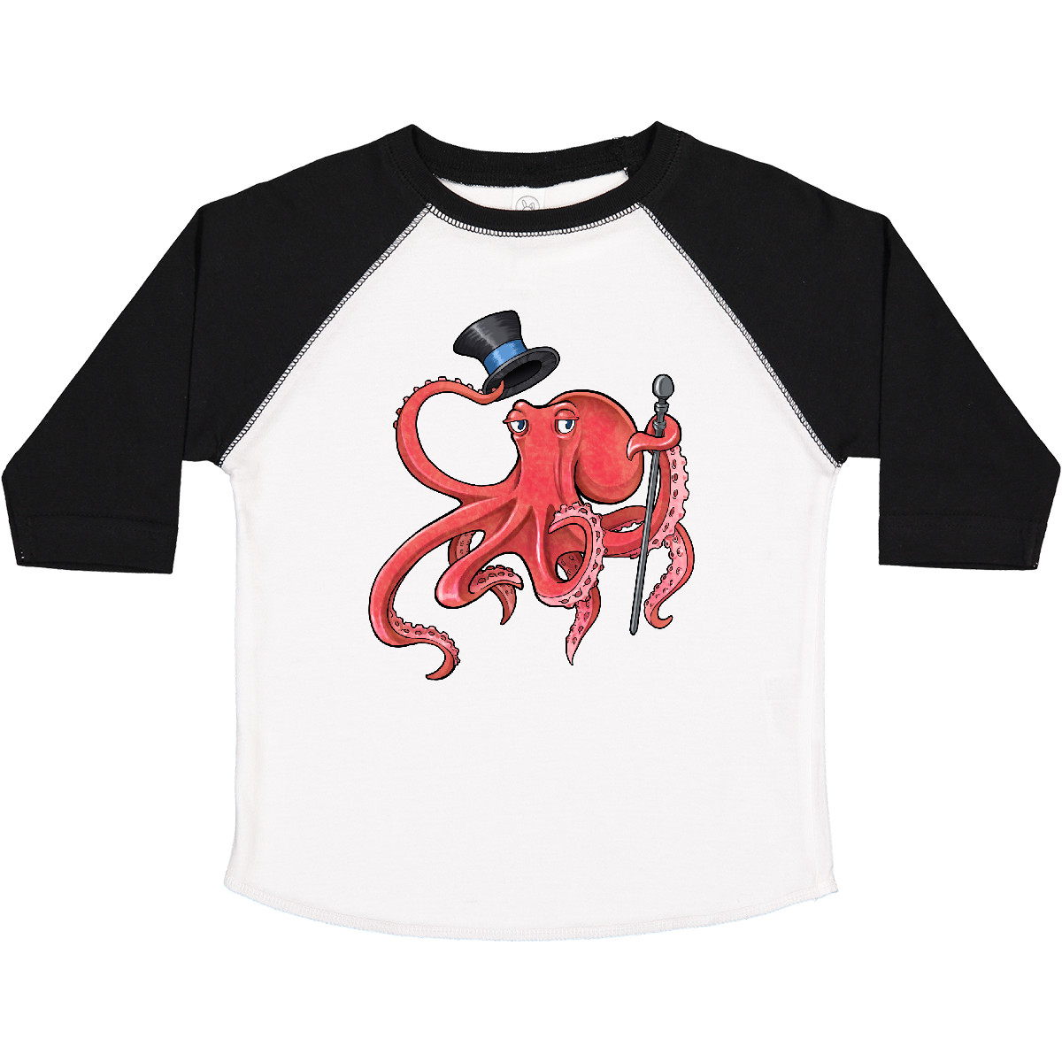 Inktastic Formal Octopus With Top Hat And Cane Toddler T-Shirt Animals Dapper - Picture 14 of 14