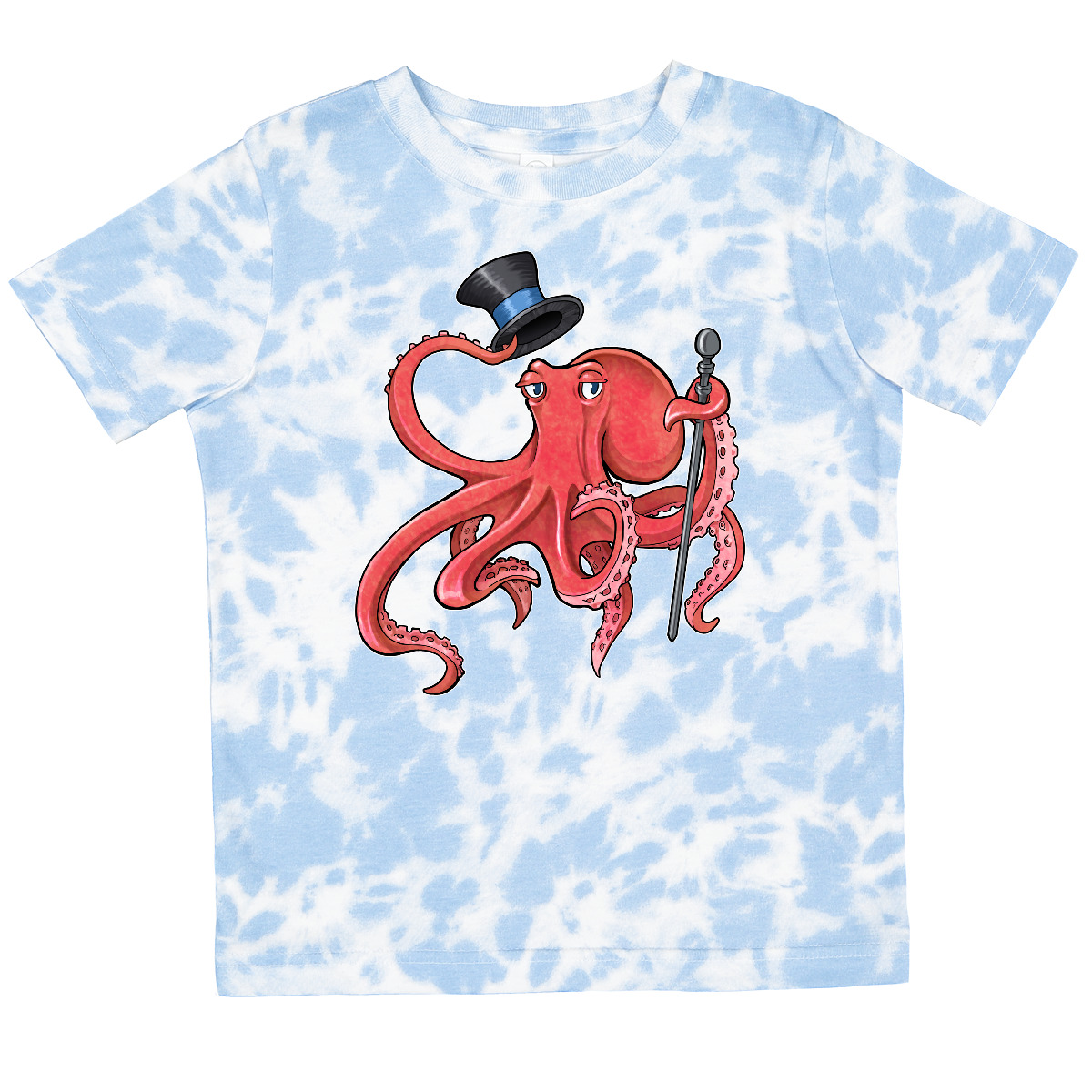 Inktastic Formal Octopus With Top Hat And Cane Toddler T-Shirt Animals Dapper - Picture 13 of 14