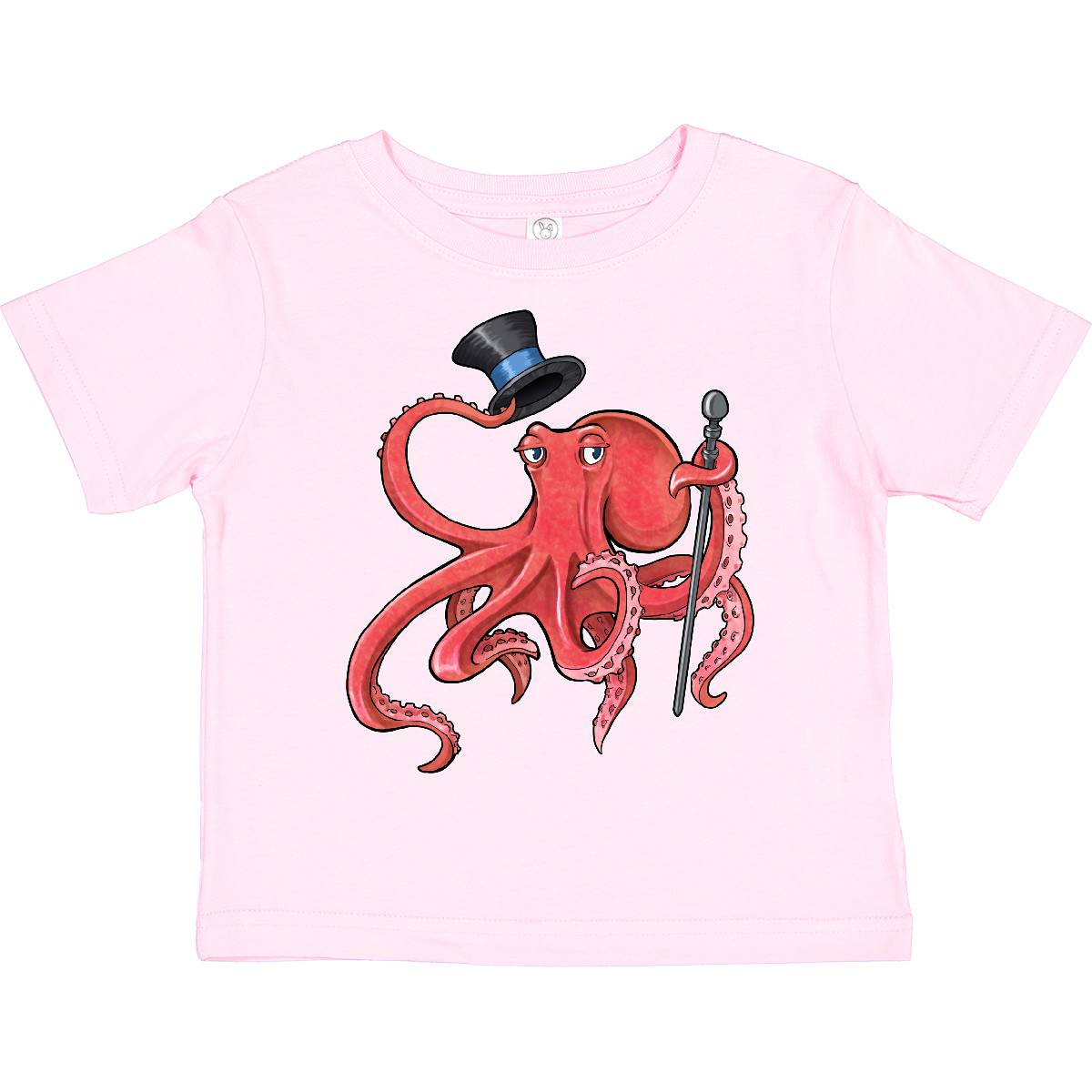 Inktastic Formal Octopus With Top Hat And Cane Toddler T-Shirt Animals Dapper - Picture 11 of 14