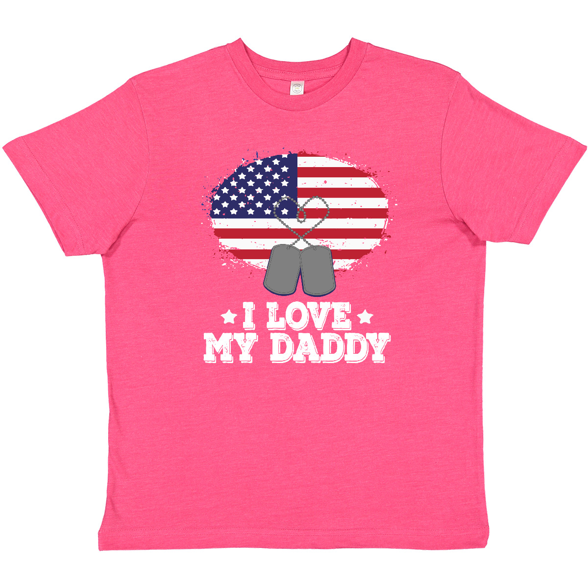 Inktastic I Love My Daddy Military Son Daughter Youth T-Shirt Dad Soldier Childs - Picture 8 of 9