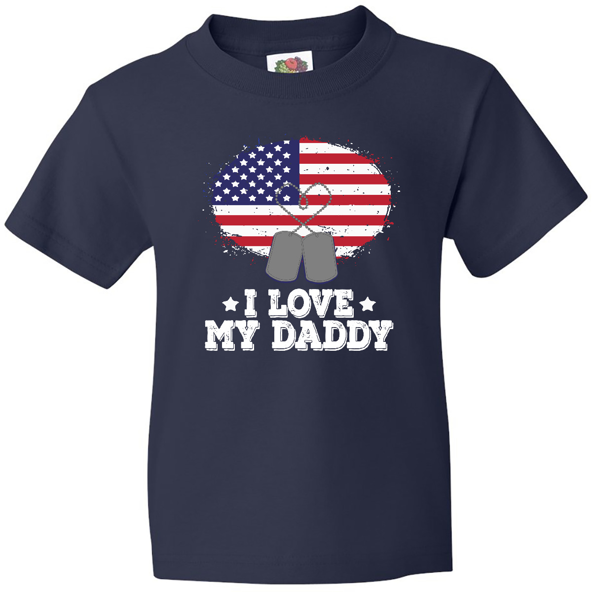 Inktastic I Love My Daddy Military Son Daughter Youth T-Shirt Dad Soldier Childs - Picture 4 of 9
