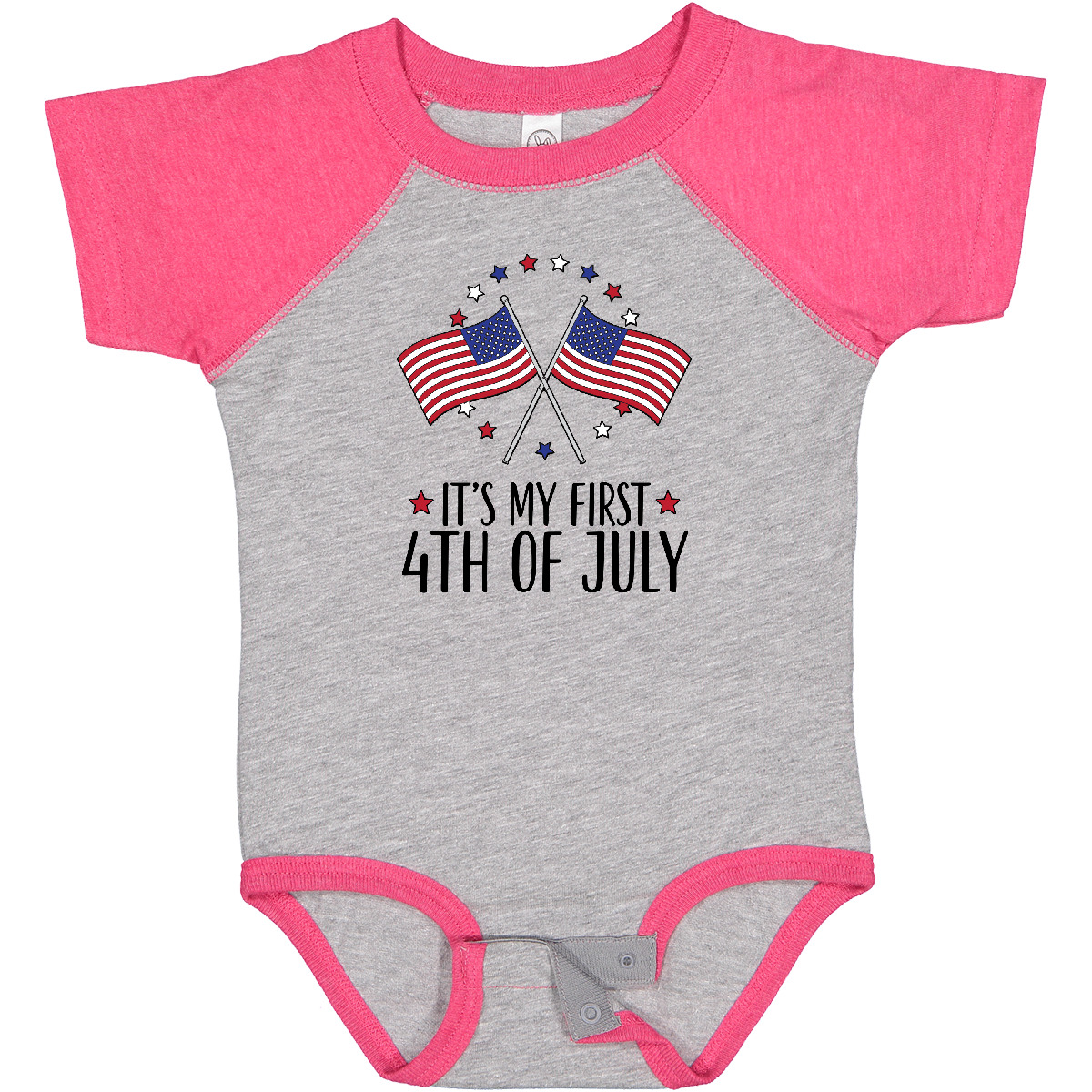 Inktastic My 1st 4th Of July Parade Baby Bodysuit Patriotic America American Hws - Picture 4 of 13