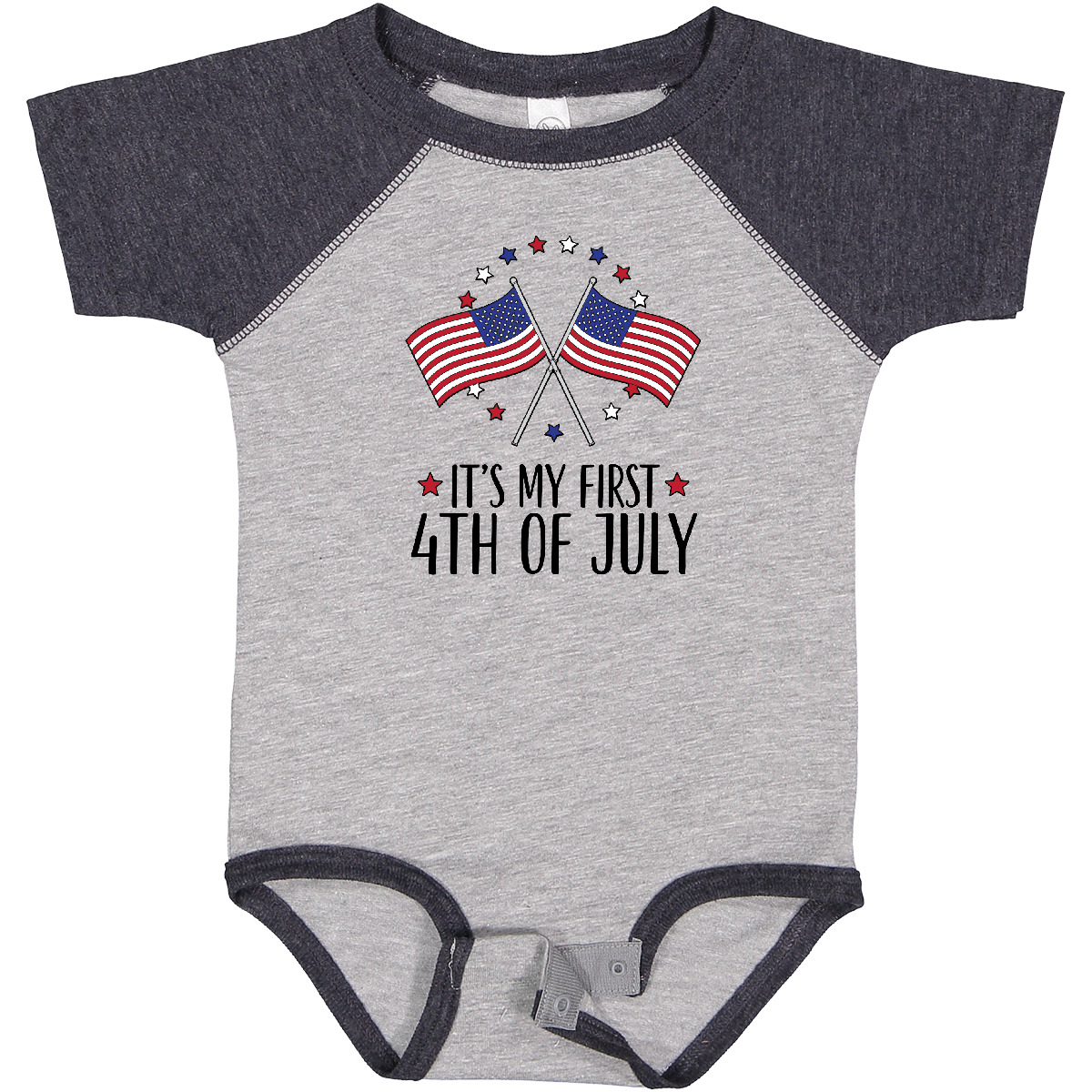 Inktastic My 1st 4th Of July Parade Baby Bodysuit Patriotic America American Hws - Picture 5 of 13