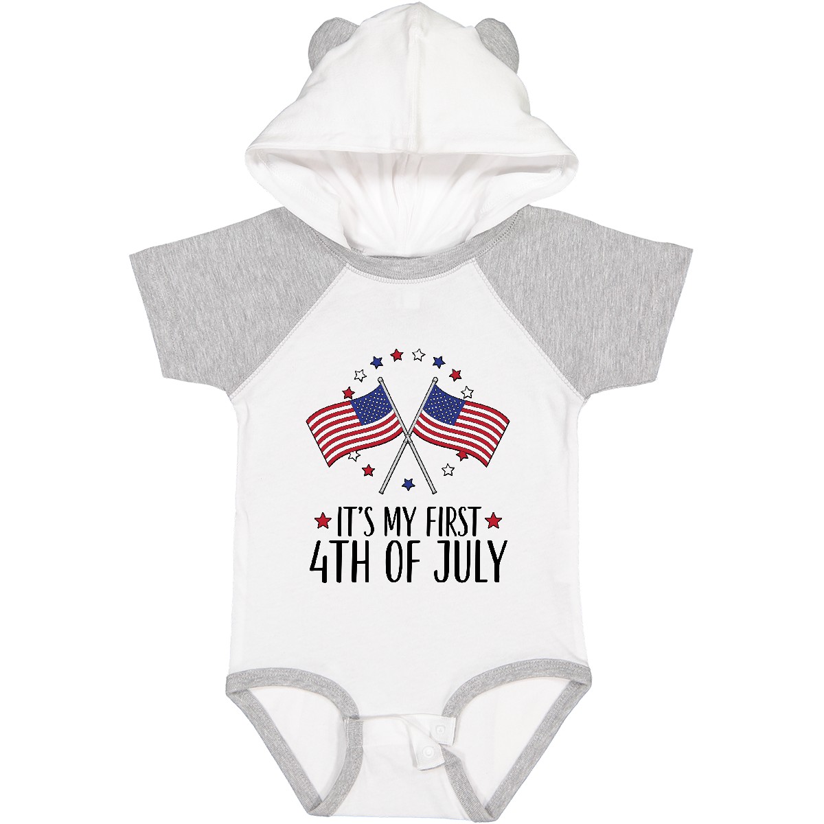 Inktastic My 1st 4th Of July Parade Baby Bodysuit Patriotic America American Hws - Picture 13 of 13