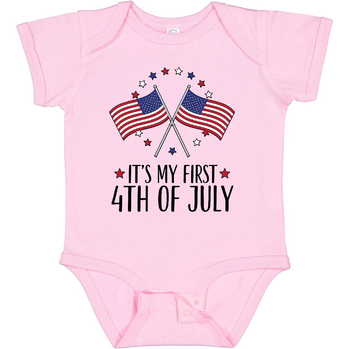 Inktastic My 1st 4th Of July Parade Baby Bodysuit Patriotic America American Hws - Picture 9 of 13