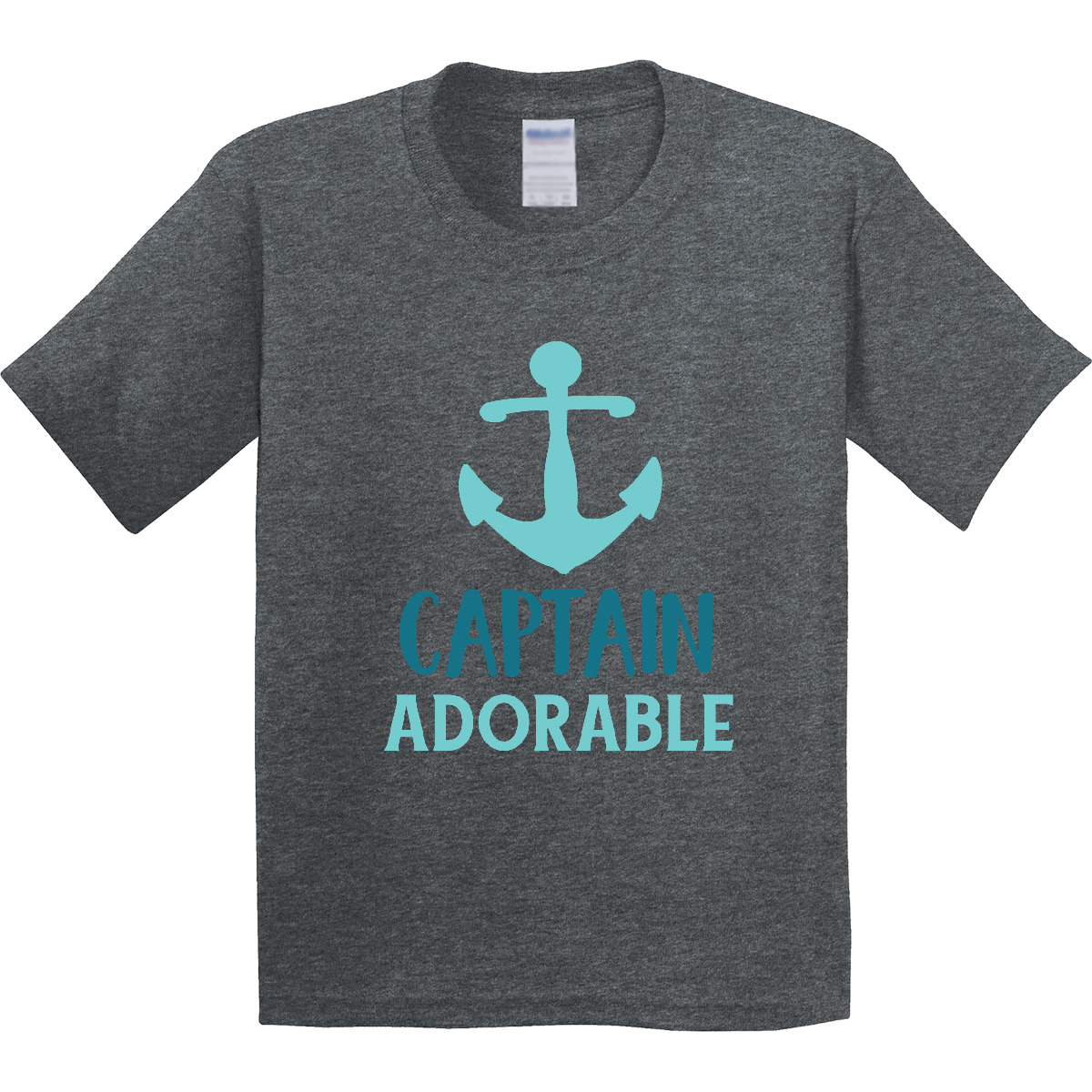 Inktastic Captain Adorable, Boat Anchor, Sailor, Sailing Youth T-Shirt Ship Sea - Picture 9 of 10