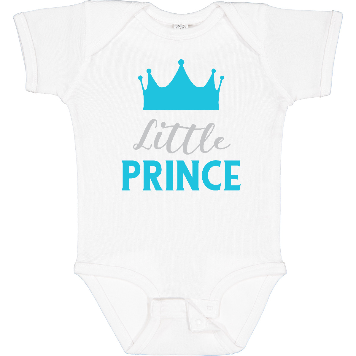 Inktastic Prince, Little Prince, King, Crown, Baby Boy Baby Bodysuit Has Arrived - Picture 6 of 7