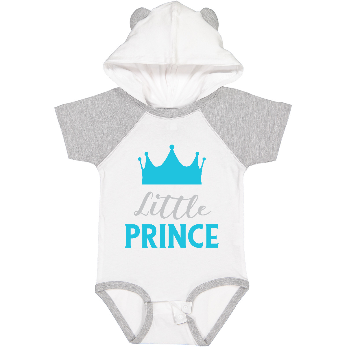 Inktastic Prince, Little Prince, King, Crown, Baby Boy Baby Bodysuit Has Arrived - Picture 7 of 7