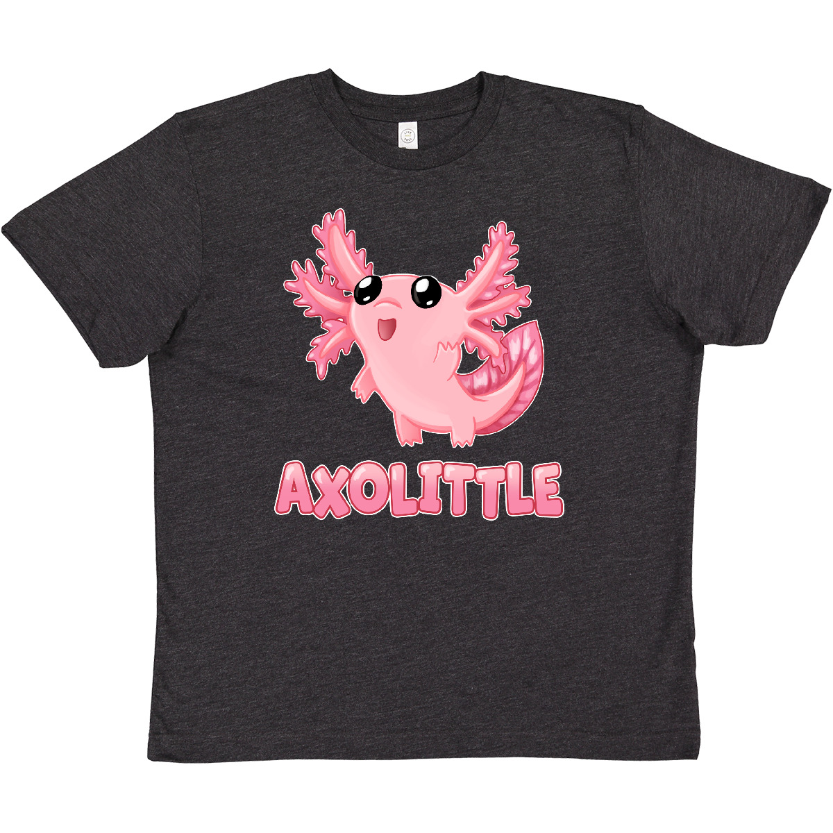 Inktastic Axolittle- Cute Baby Axolotl Youth T-Shirt Animals Funny Salamander - Picture 7 of 9