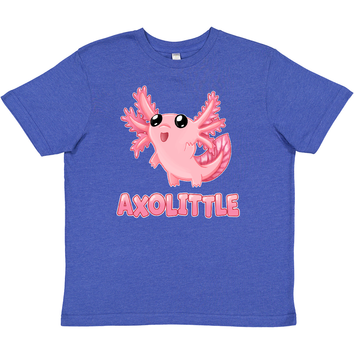Inktastic Axolittle- Cute Baby Axolotl Youth T-Shirt Animals Funny Salamander - Picture 8 of 9