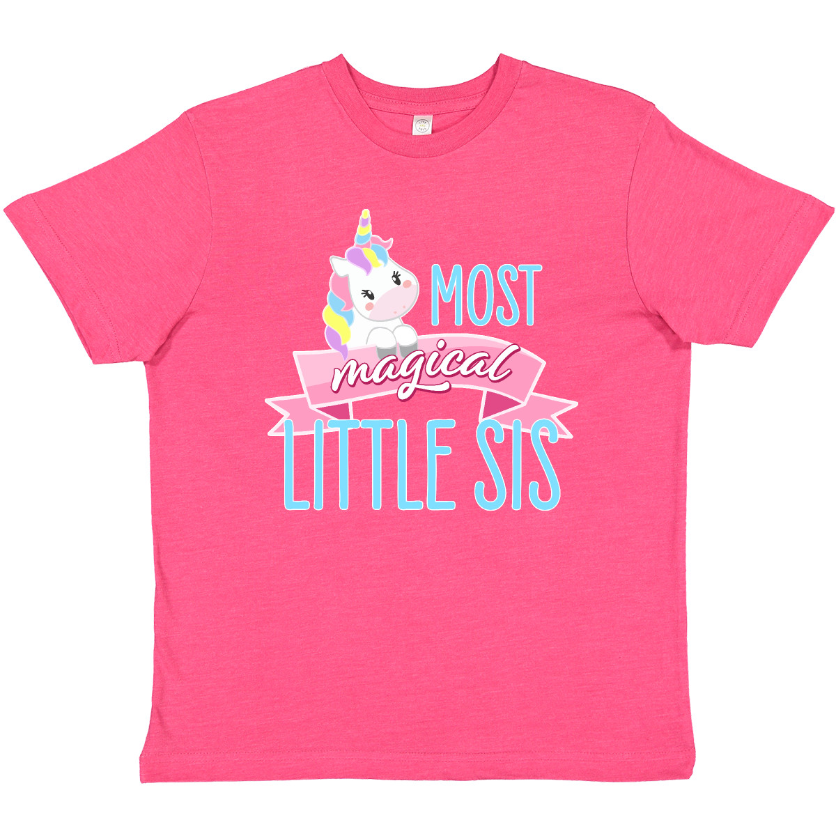 Inktastic Most Magical Little Sis- Cute Unicorn Youth T-Shirt Children Unicorns - Picture 7 of 8
