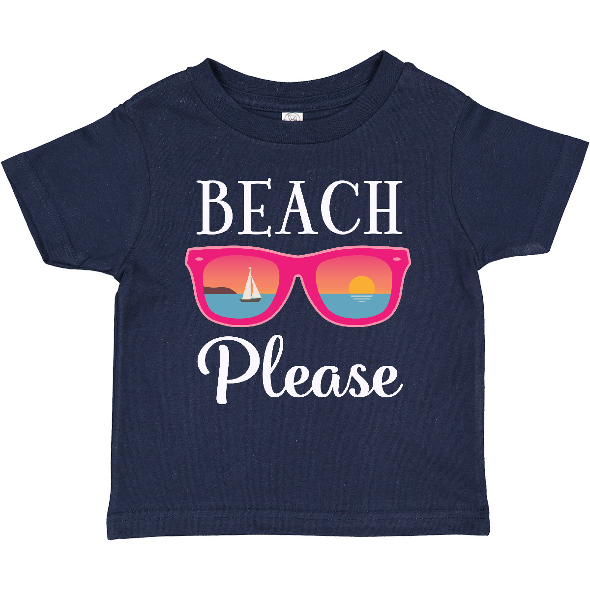 Inktastic Beach Please Sunglasses Toddler T-Shirt Trip Hawaii California Florida - Picture 9 of 11