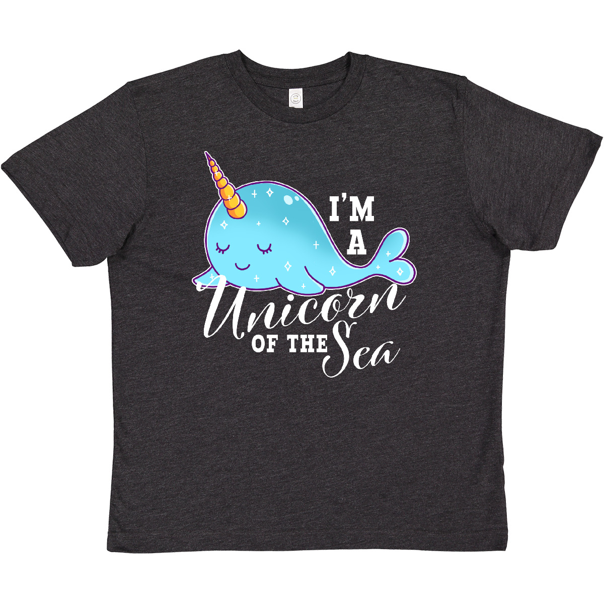 Inktastic Cute Narwhal I'm A Unicorn Of The Sea Youth T-Shirt Children Life Tee - Picture 7 of 9