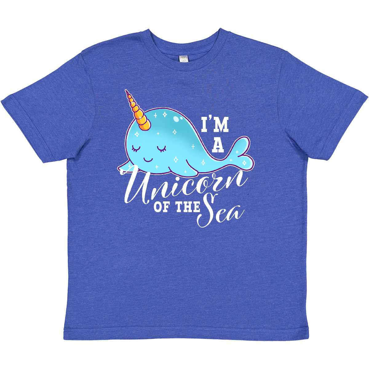 Inktastic Cute Narwhal I'm A Unicorn Of The Sea Youth T-Shirt Children Life Tee - Picture 9 of 9