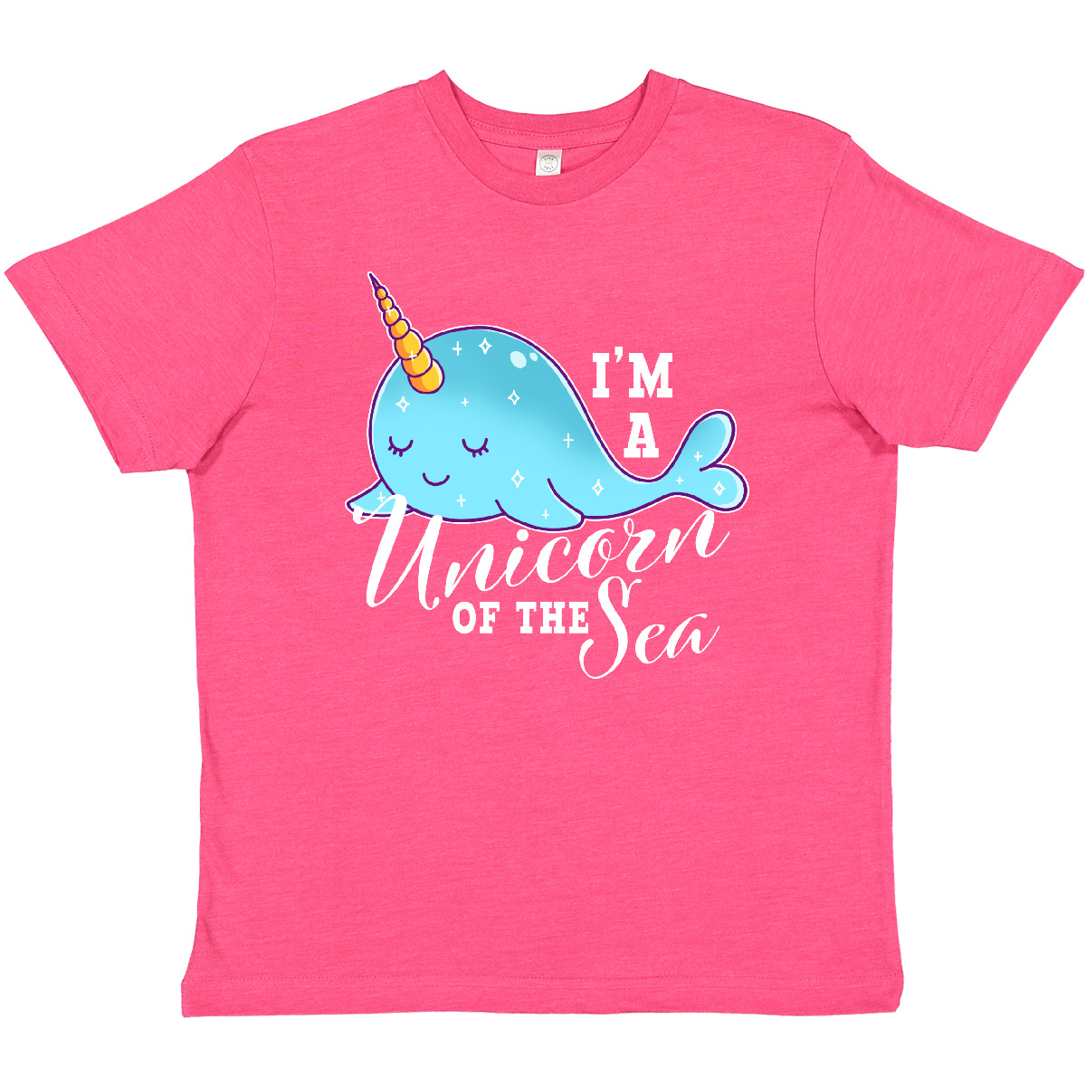 Inktastic Cute Narwhal I'm A Unicorn Of The Sea Youth T-Shirt Children Life Tee - Picture 8 of 9