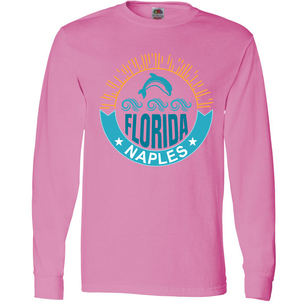 Inktastic Naples Florida Beach Vacation Long Sleeve T-Shirt Trip Matching Mens - Picture 3 of 7