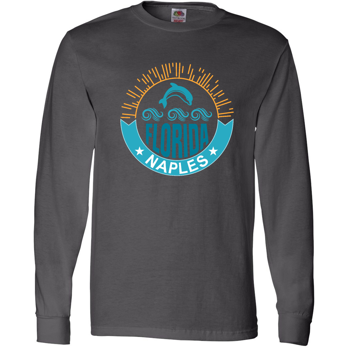 Inktastic Naples Florida Beach Vacation Long Sleeve T-Shirt Trip Matching Mens - Picture 4 of 7