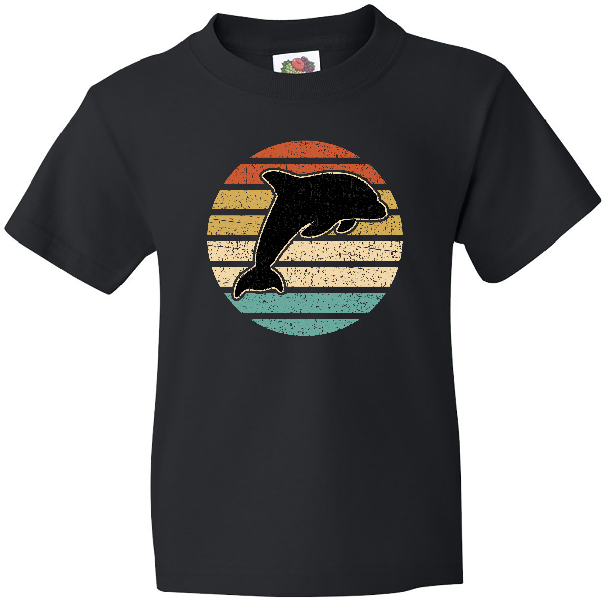Inktastic Dolphin Cute Beach And Vacation Youth T-Shirt Sea Fish Spring Break - Picture 3 of 11