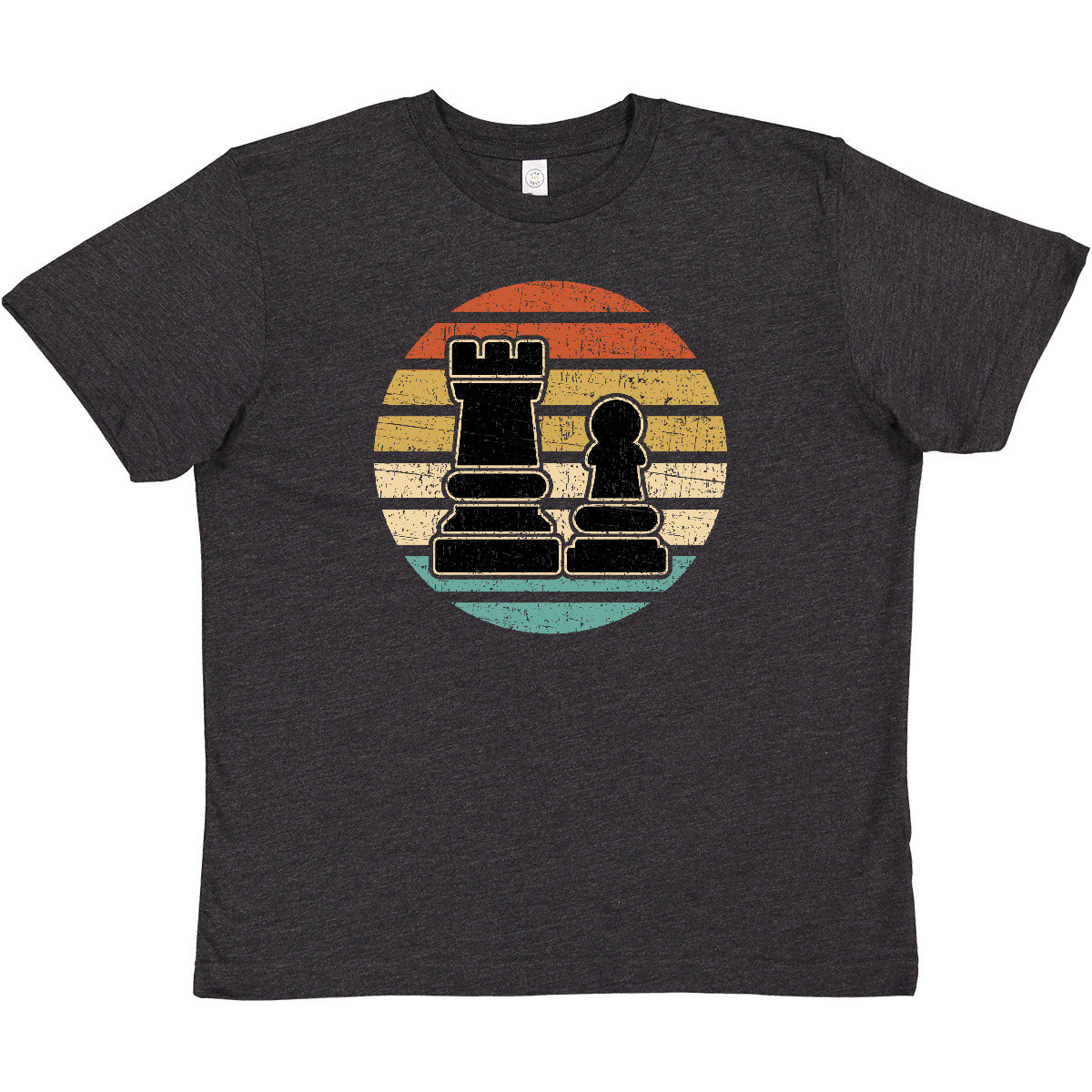 Inktastic Chess Player Retro Sunset Youth T-Shirt Competition Club Tee Kids Teen - Picture 8 of 11