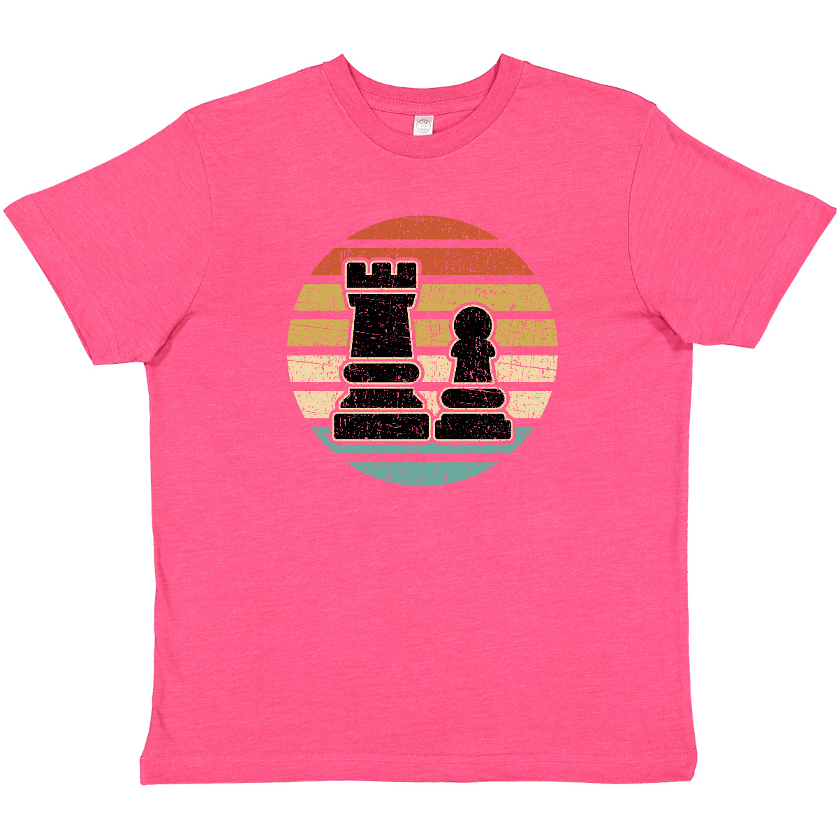 Inktastic Chess Player Retro Sunset Youth T-Shirt Competition Club Tee Kids Teen - Picture 8 of 9