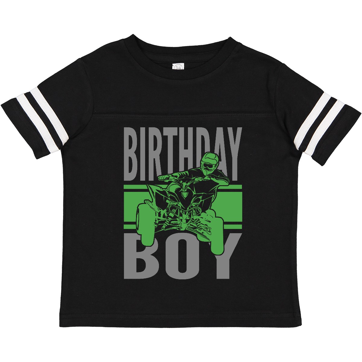 Inktastic Birthday Boy Off-Roading ATV Toddler T-Shirt All Terrain Vehicle Party - Picture 2 of 6