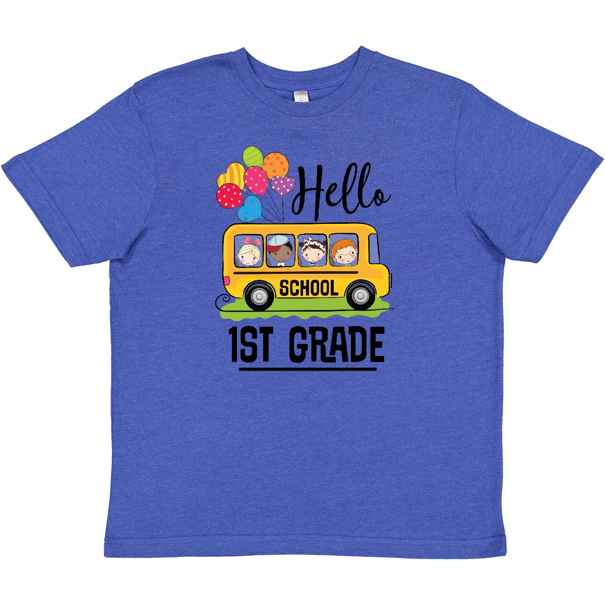 Inktastic 1st Grade Back To School First Day Youth T-Shirt Teacher Student Tee - Picture 7 of 8
