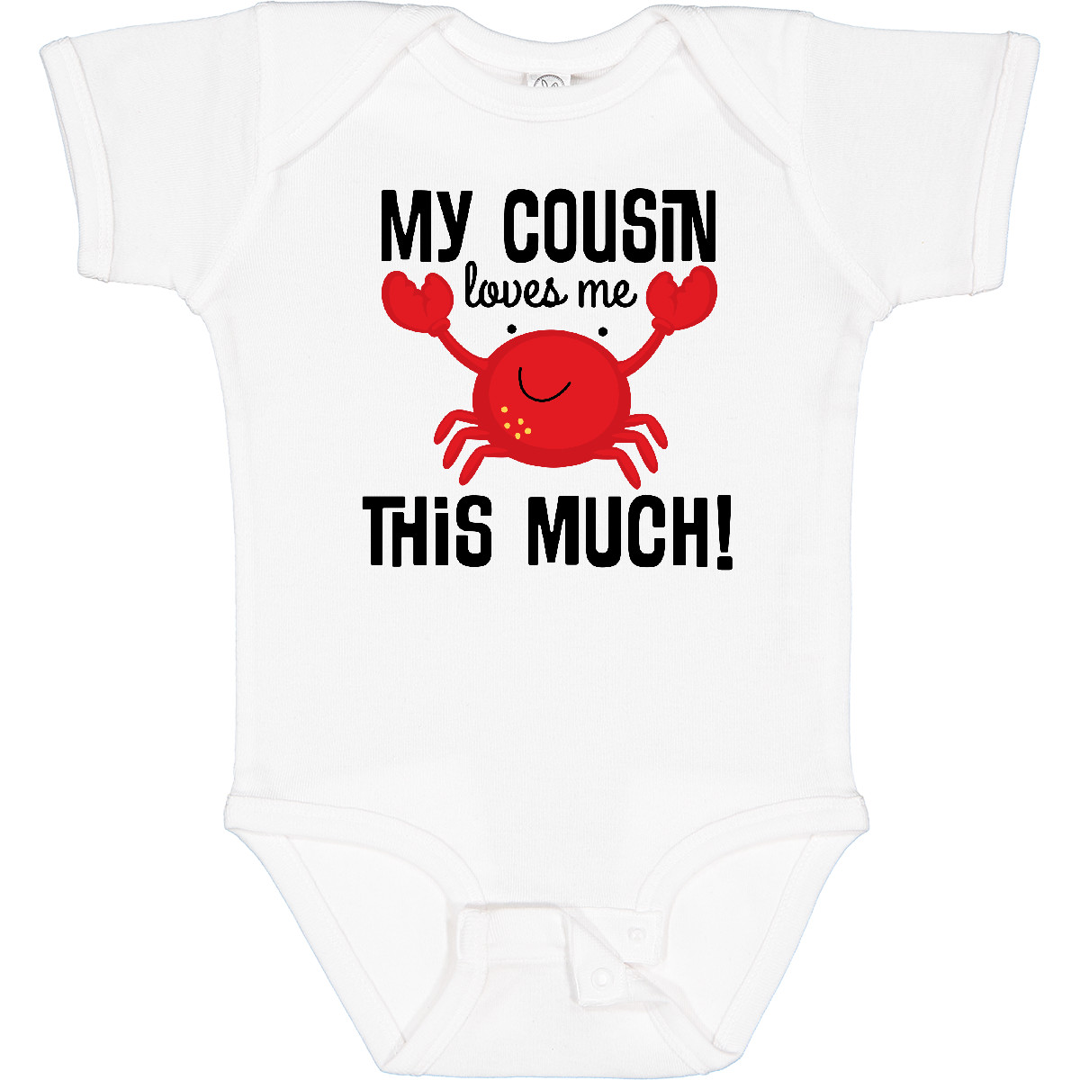 Inktastic My Cousin Loves Me Boys Baby Bodysuit Childs Girls New Big One-piece - Picture 12 of 13