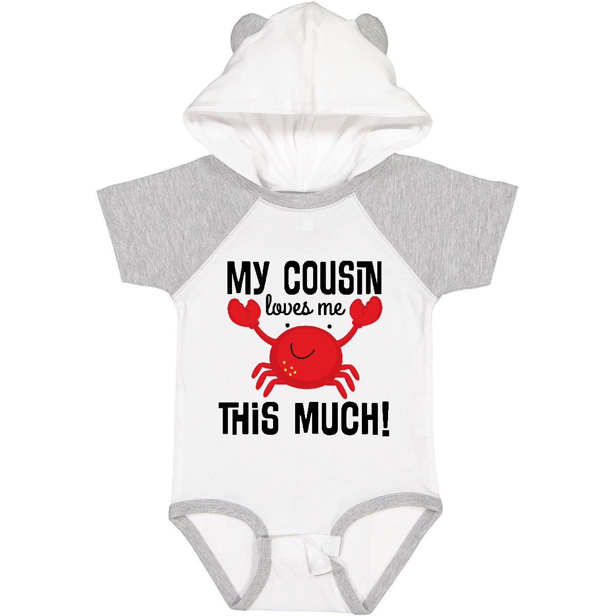 Inktastic My Cousin Loves Me Boys Baby Bodysuit Childs Girls New Big One-piece - Picture 13 of 13