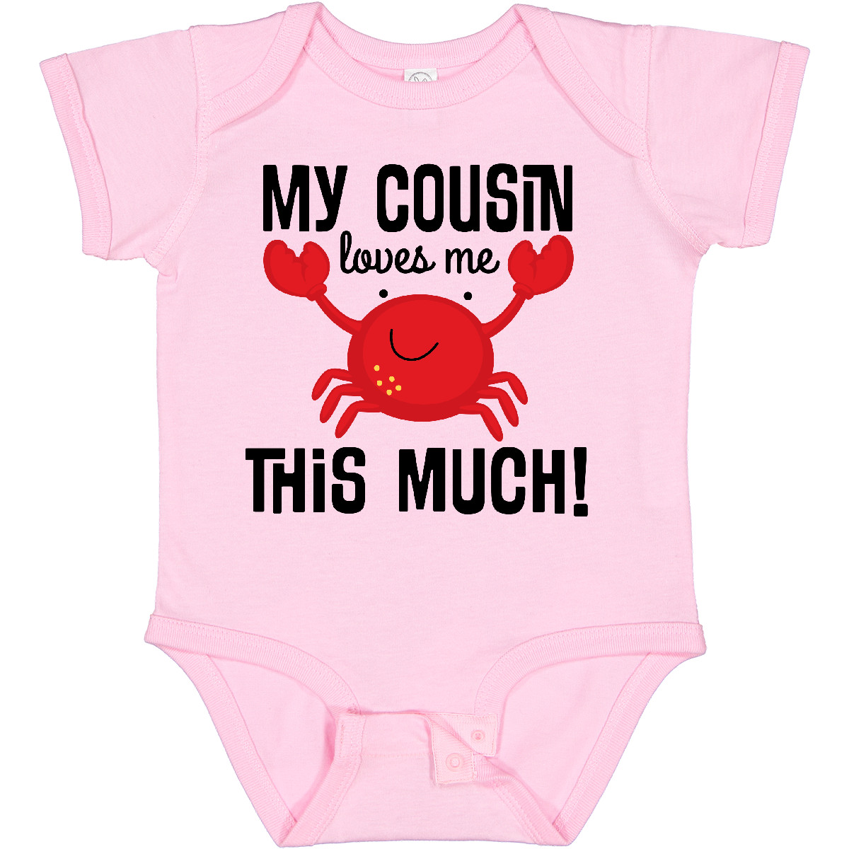 Inktastic My Cousin Loves Me Boys Baby Bodysuit Childs Girls New Big One-piece - Picture 8 of 13