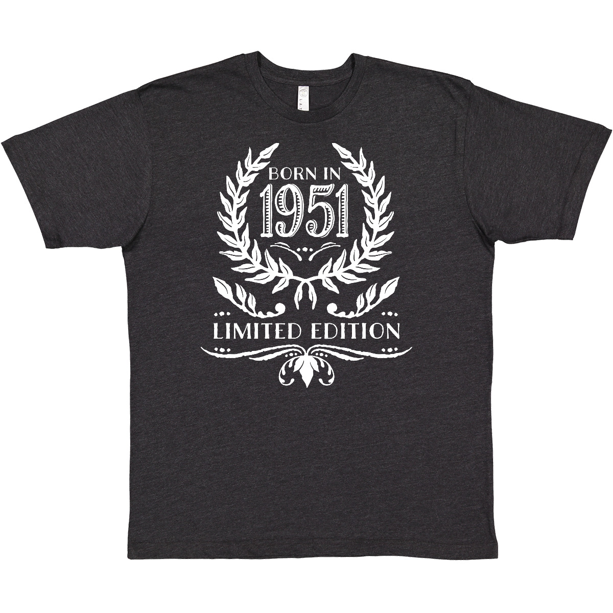 Inktastic Born In 1951 Limited Edition T-Shirt Birthdays Adult Ink Style Borders - Picture 9 of 9
