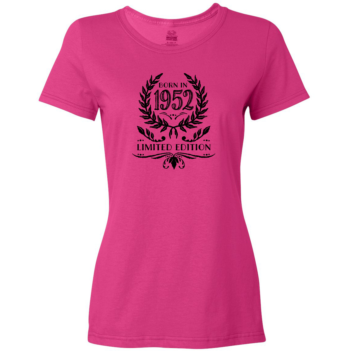 Inktastic Born In 1952 Limited Edition Women's T-Shirt Birthdays Adult Ink Style - Picture 2 of 3