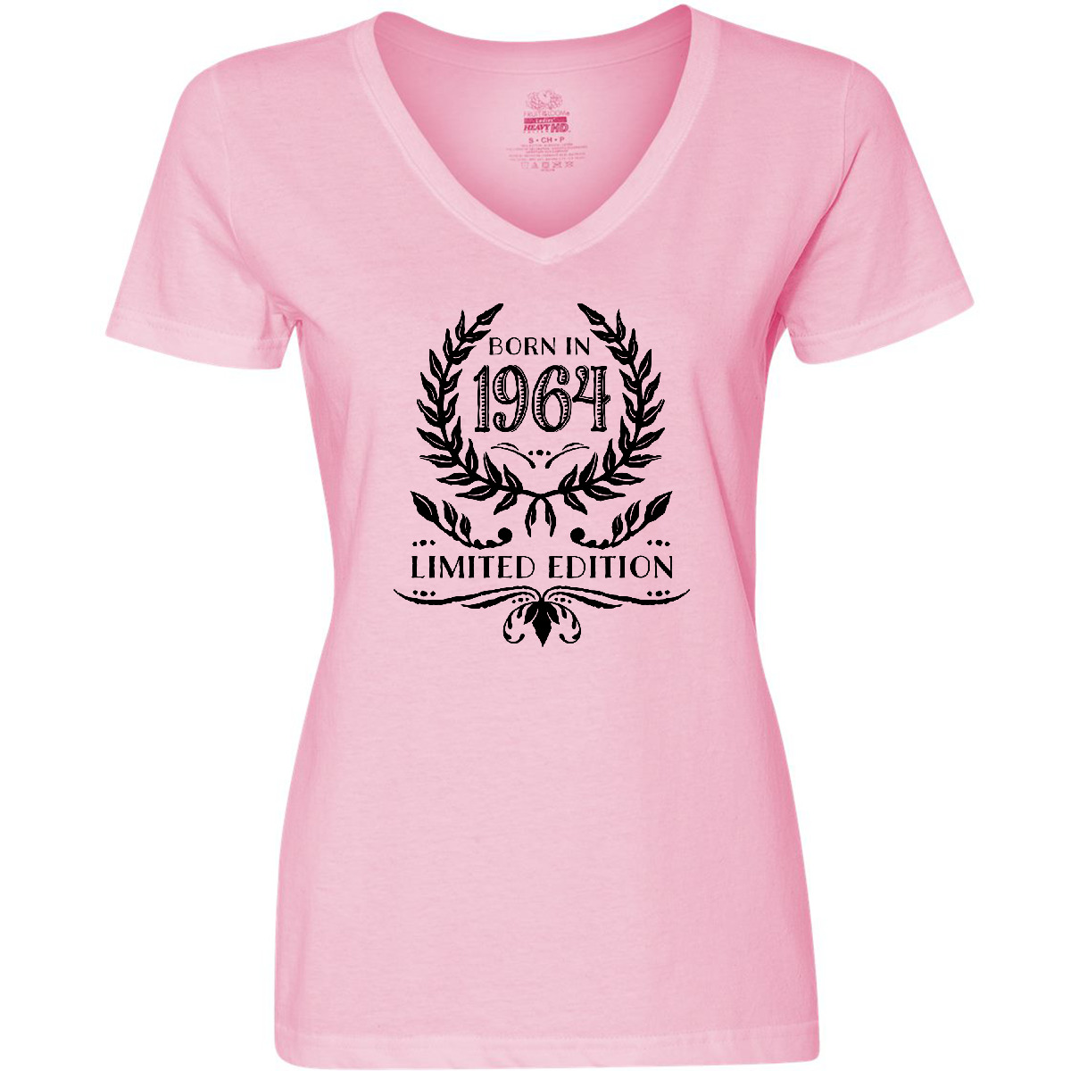Inktastic Born In 1964 Limited Edition Women's V-Neck T-Shirt Birthdays Adult - Picture 5 of 6
