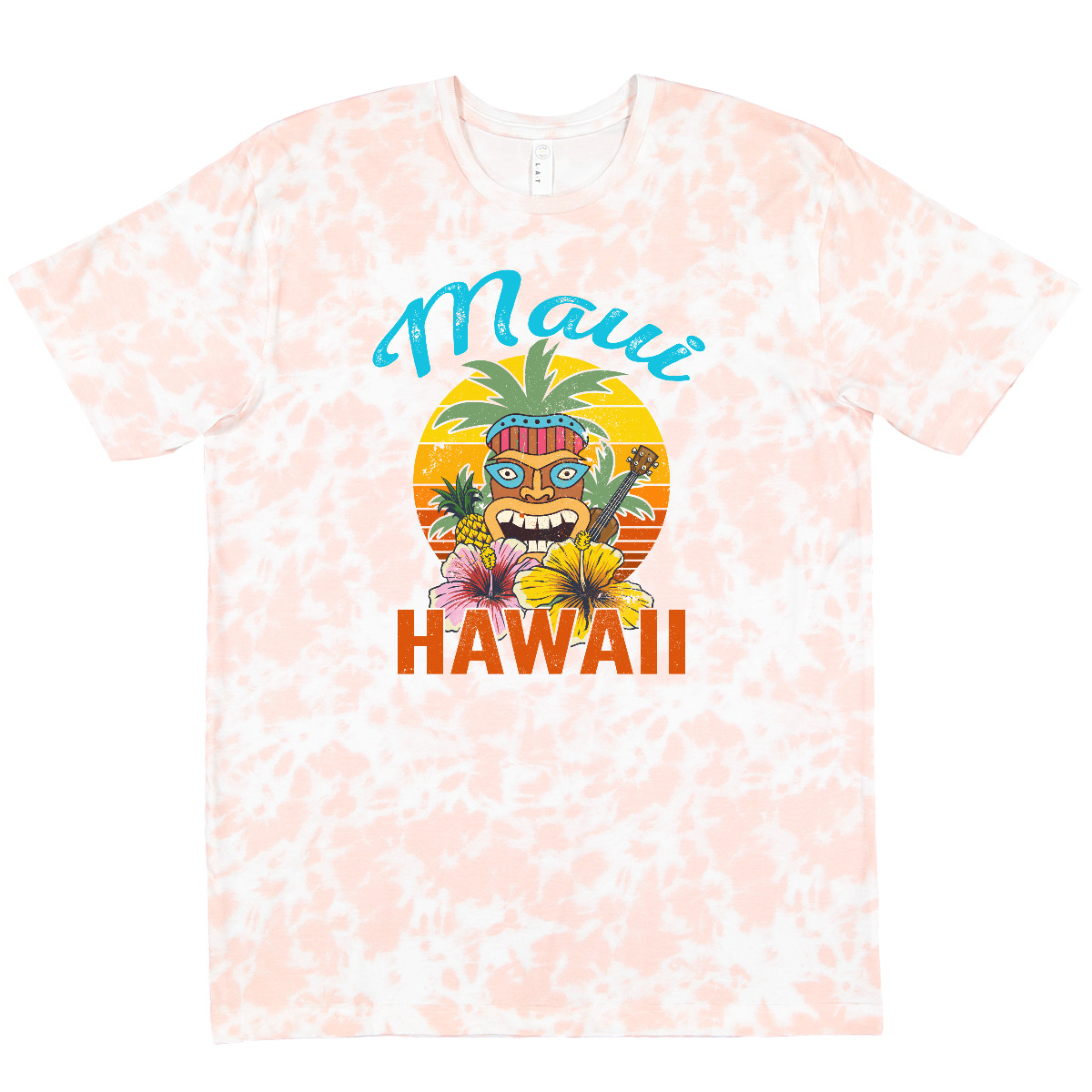 Inktastic Maui Hawaii Vacation Tiki T-Shirt Trip Travel Apparel Distressed Mens - Picture 7 of 9