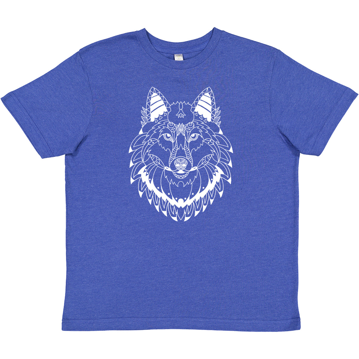 Inktastic Tribal Wolf Head Youth T-Shirt Animals Animal Wild Forest Life Tribe - Picture 10 of 10