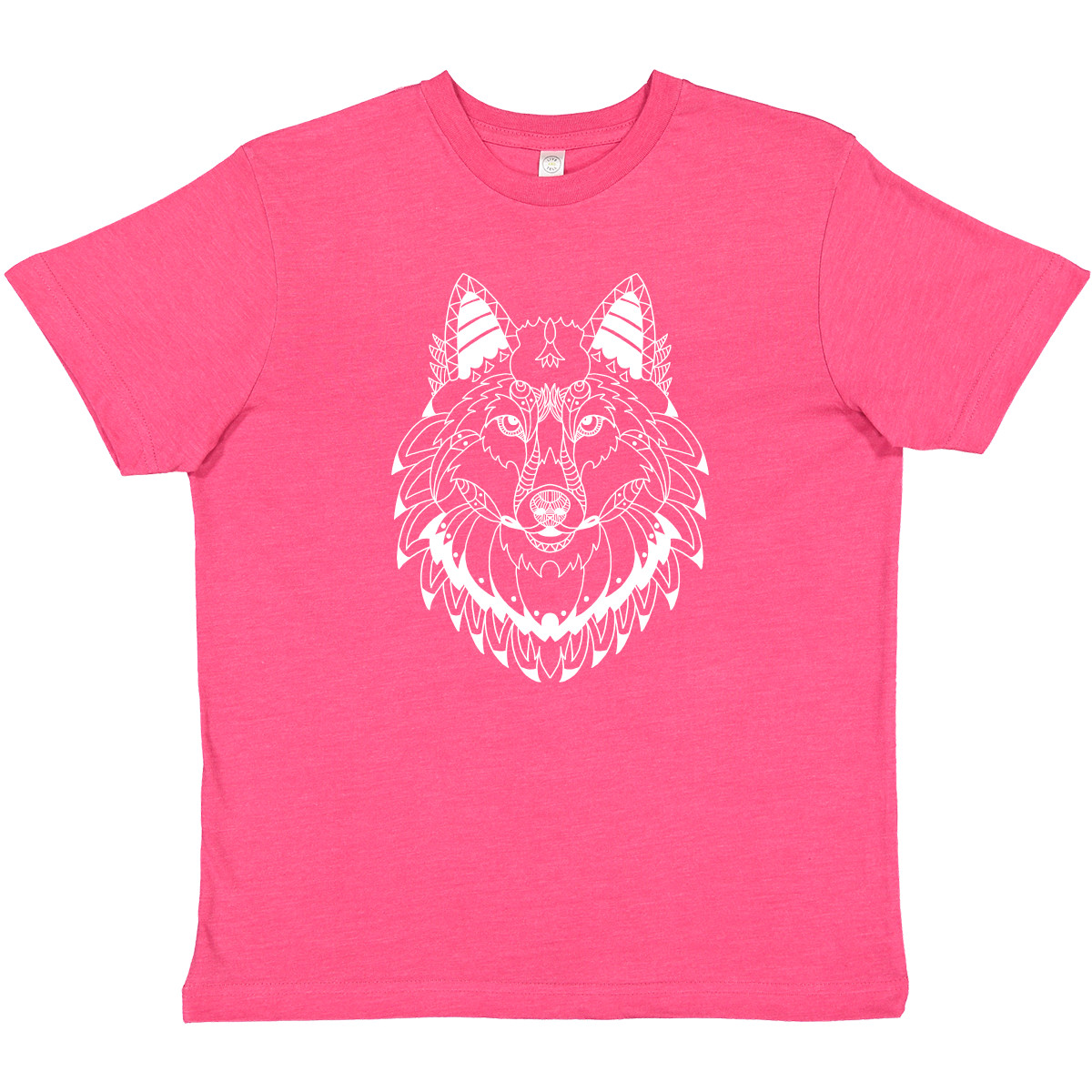 Inktastic Tribal Wolf Head Youth T-Shirt Animals Animal Wild Forest Life Tribe - Picture 9 of 10