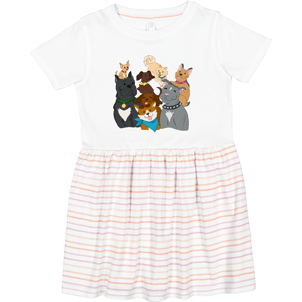 Inktastic Happy Dog Family Toddler Dress Animals Lover Doggies Themed Mom Dad Me - Picture 7 of 7