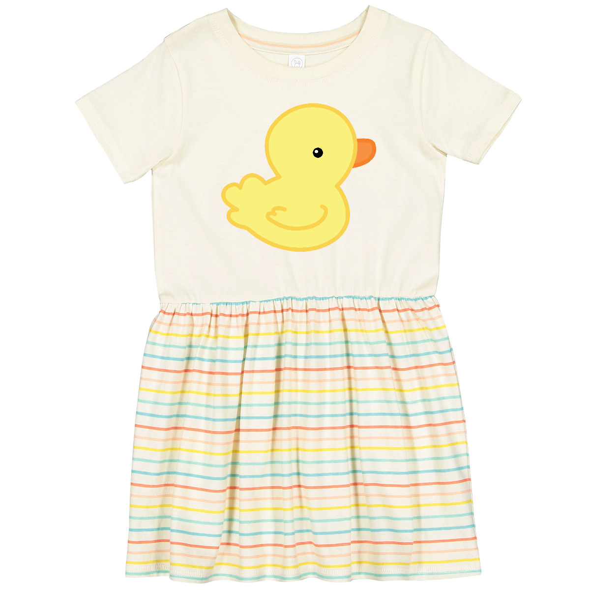 Inktastic Yellow Baby Duck Toddler Dress Bird Boy Animal Kids Family Shower