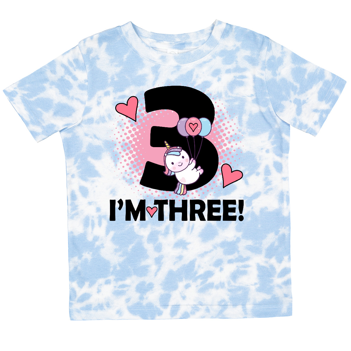 Inktastic 3rd Birthday 3 Year Old Girl Unicorn Toddler T-Shirt Three Im Childs - Picture 12 of 14