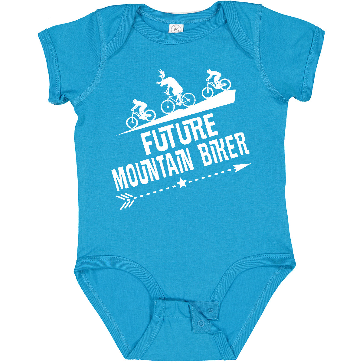 Inktastic Future Mountain Biker Biking Baby Bodysuit Adventure Weekend Bike Hws