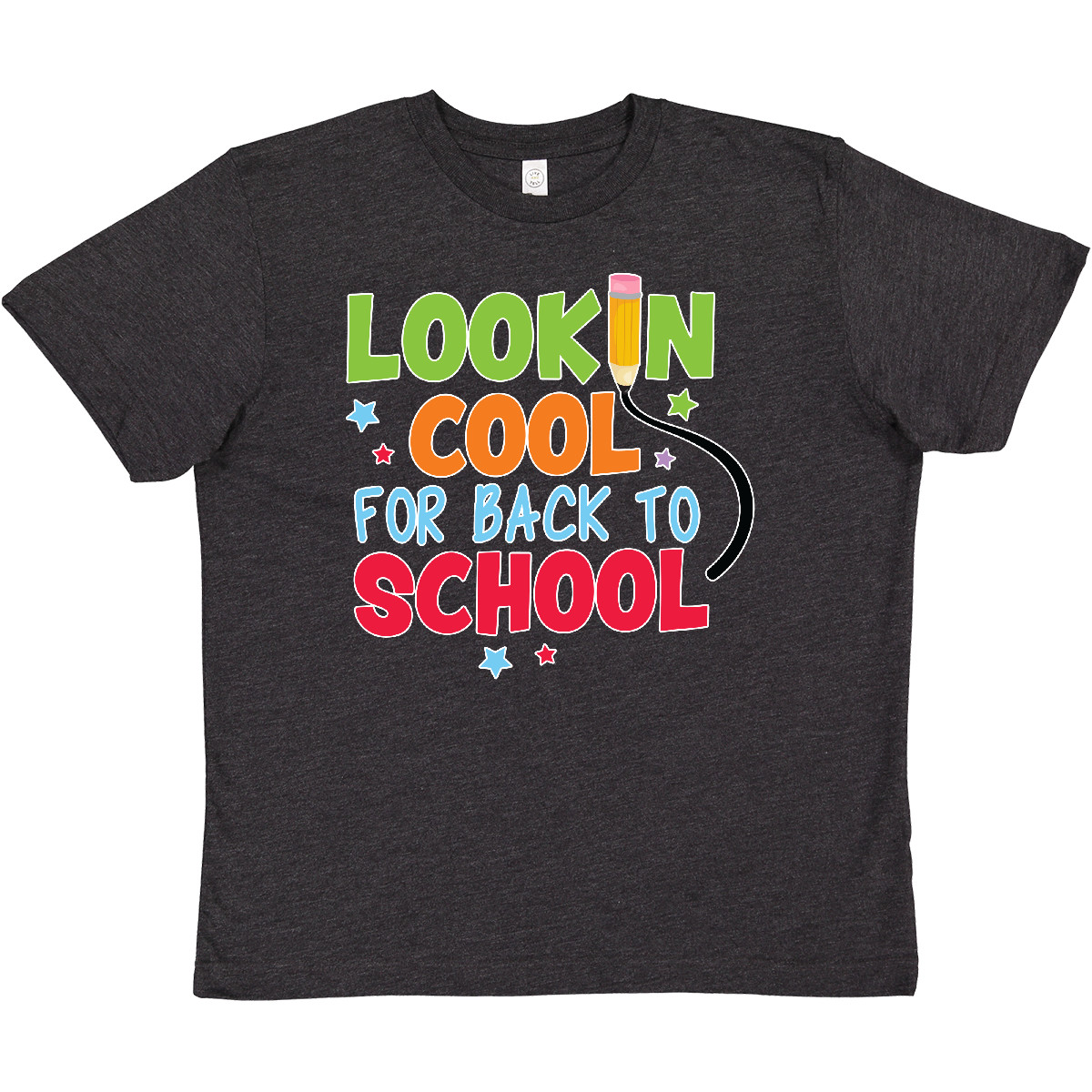 Inktastic Lookin Cool For Back To School Youth T-Shirt Class Pencil Stars 1st As - Picture 7 of 9