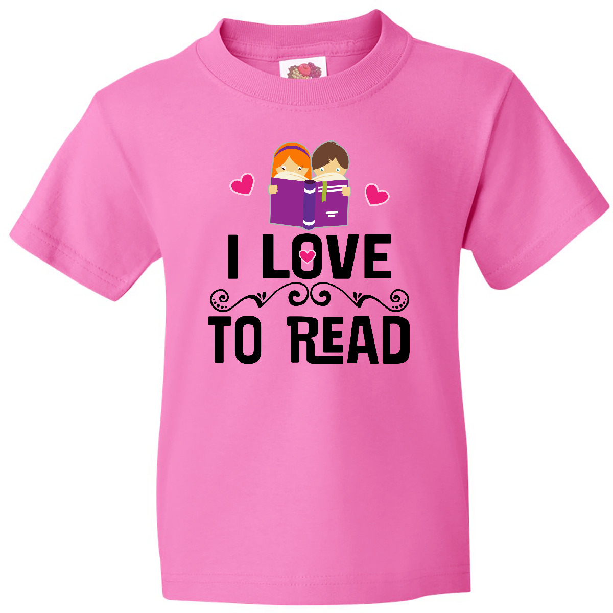 Inktastic I Love To Read Youth T-Shirt Reader Childs Book Lover Library Literacy