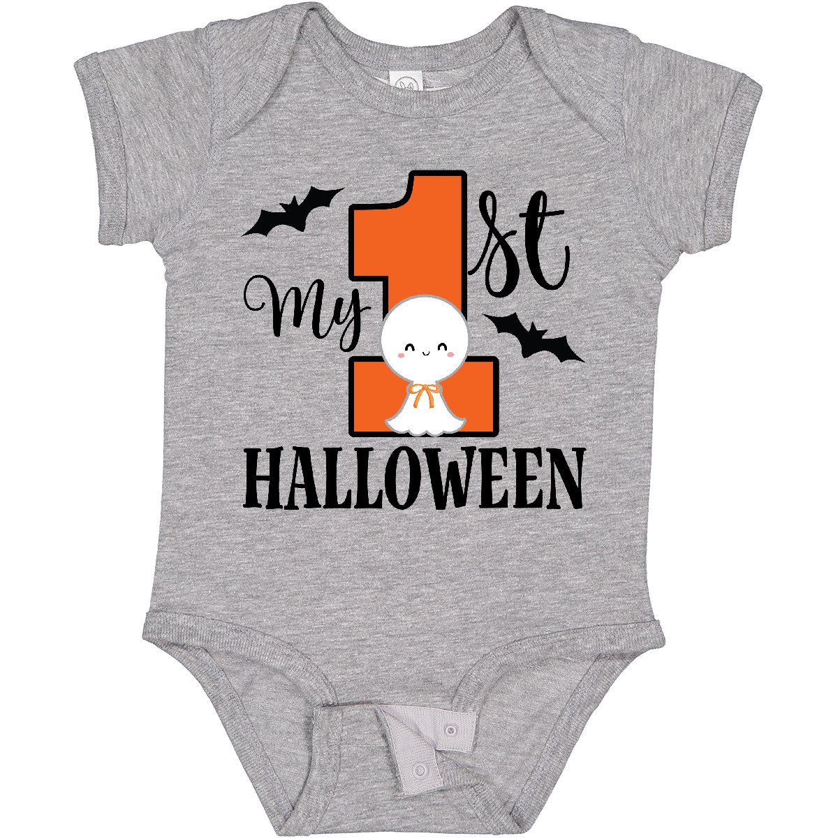 Inktastic First Halloween Baby Outfit Infant Creeper Babys Bat Holiday One-piece - Picture 5 of 8