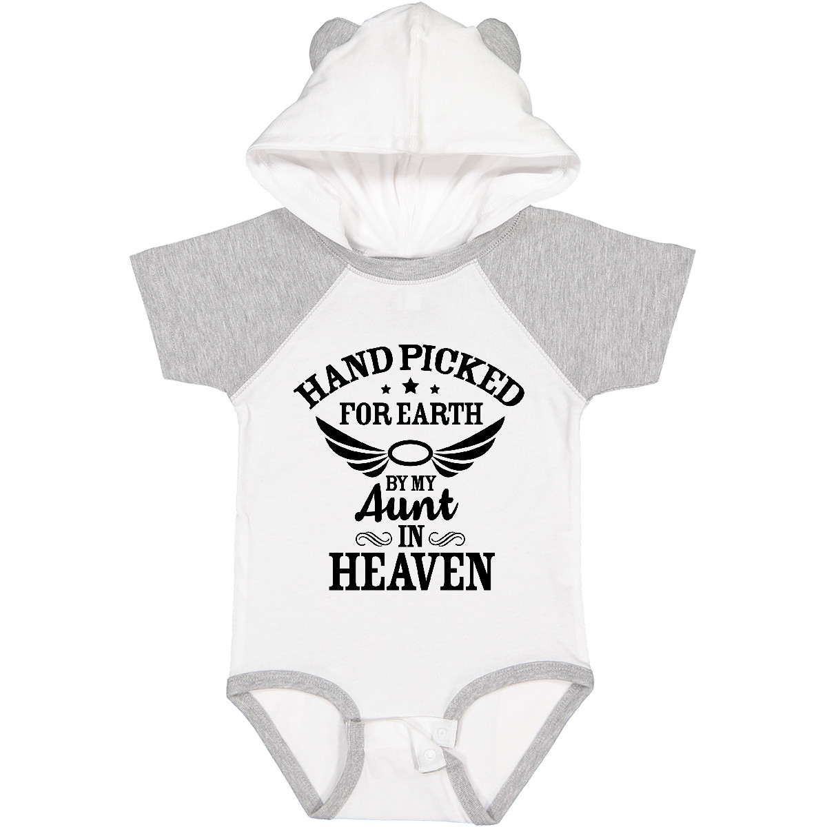 Inktastic Handpicked For Earth By My Aunt In Heaven With Angel Baby Body - Bild 24 von 25