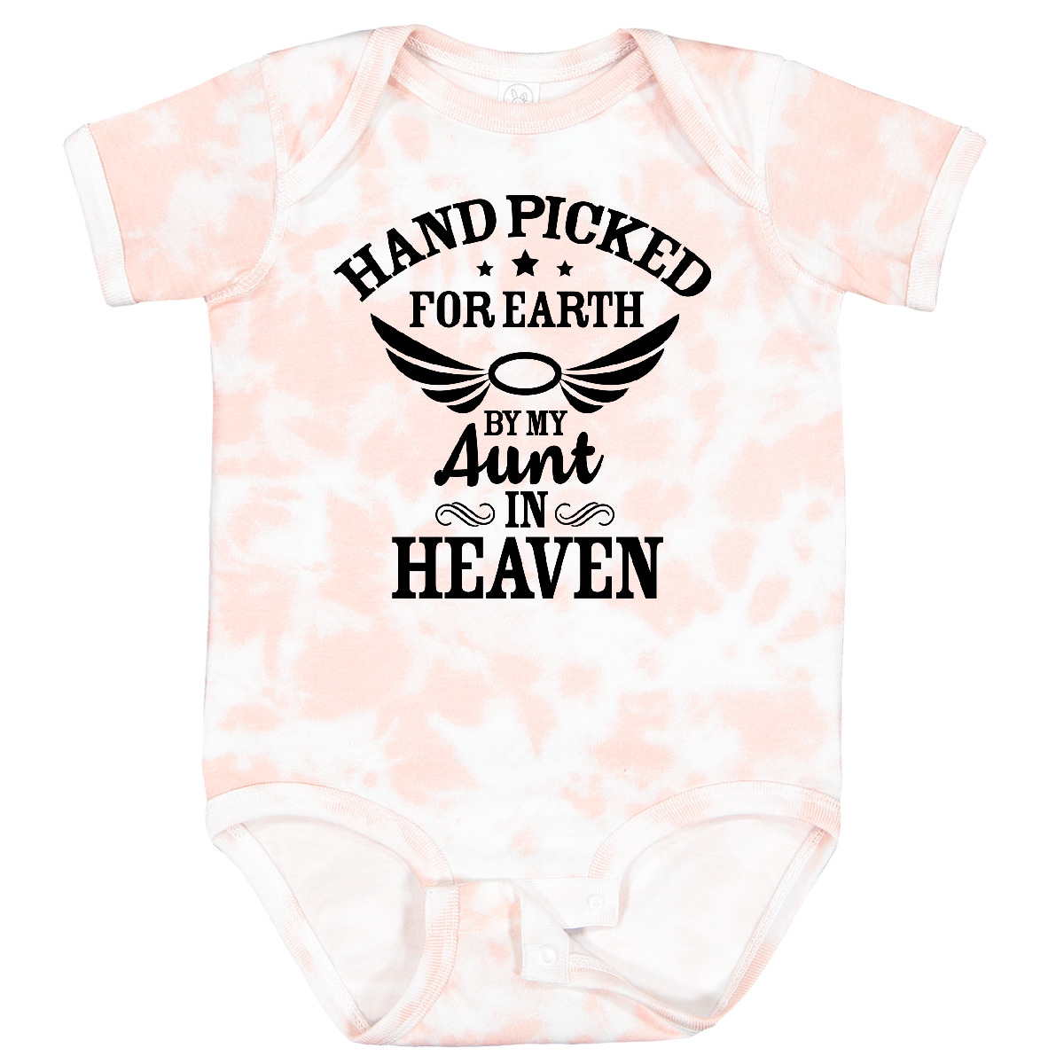 Inktastic Handpicked For Earth By My Aunt In Heaven With Angel Baby Body - Bild 21 von 25