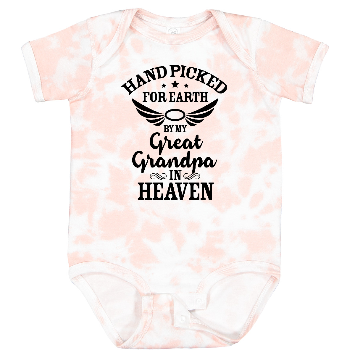 Inktastic Handpicked For Earth By My Great Grandpa In Heaven Baby Bodysuit Halo - Bild 23 von 27
