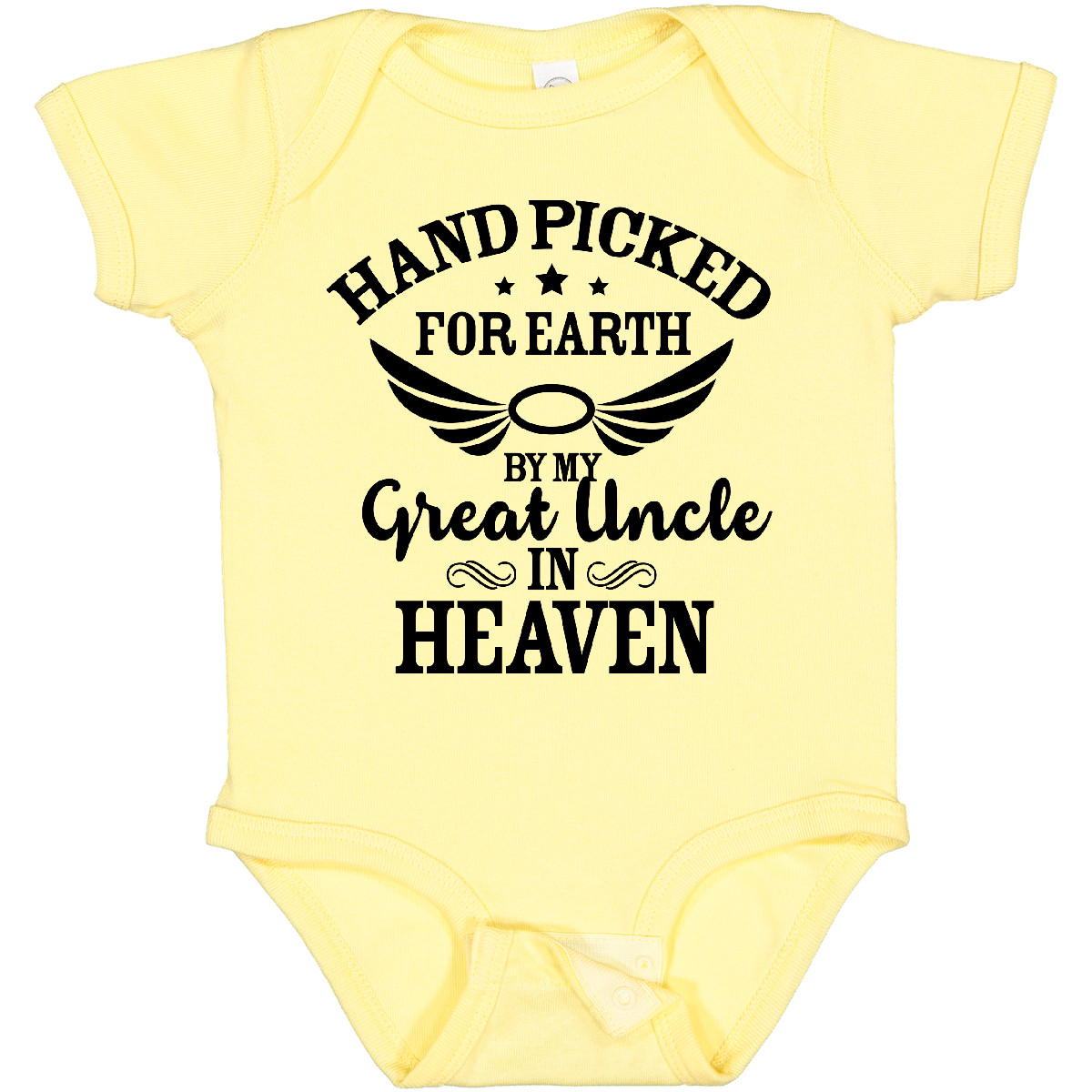 Inktastic Handpicked For Earth By My Great Uncle In Heaven Baby