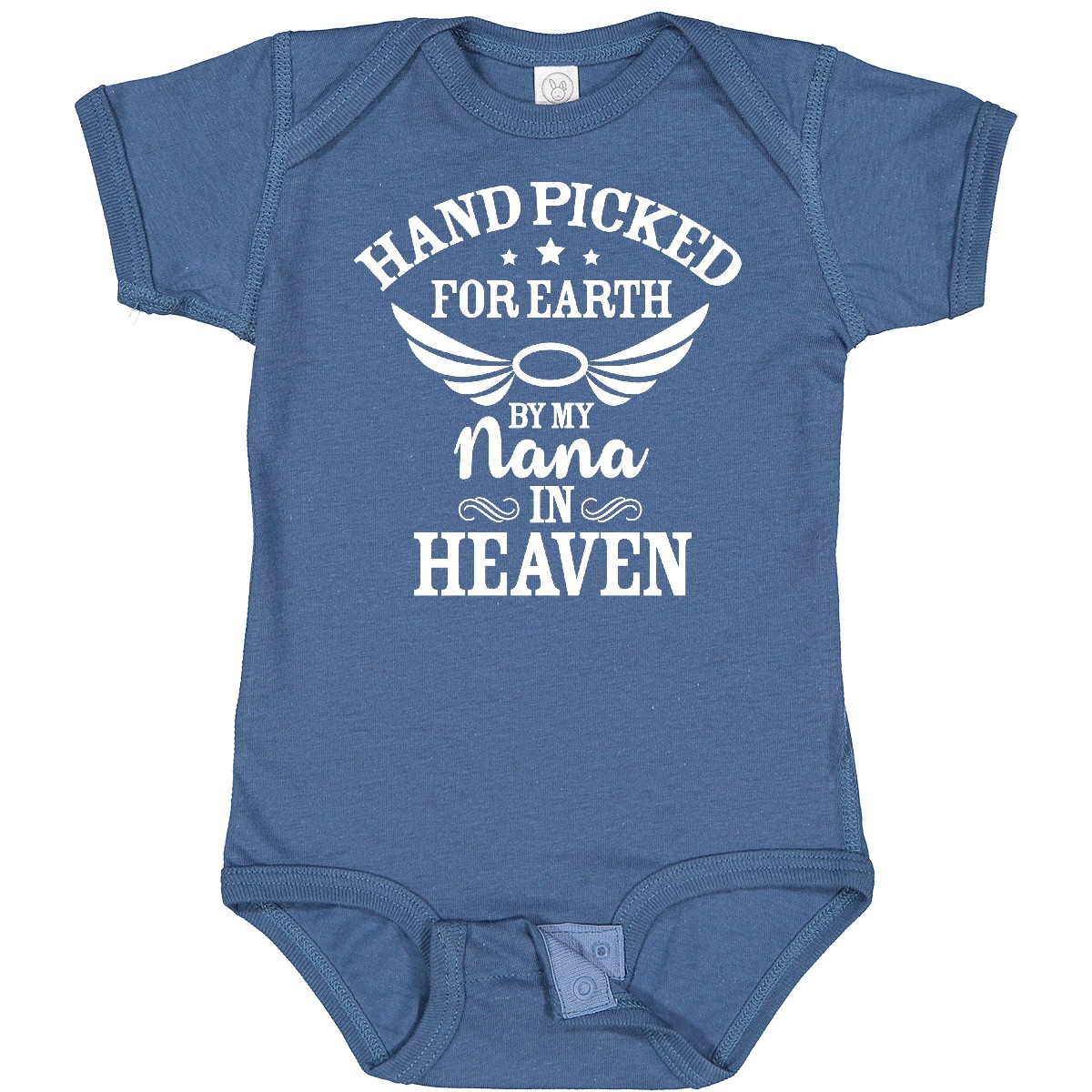 Inktastic Handpicked For Earth By My Nana In Heaven With Angel Baby Bodysuit Na - Picture 4 of 11