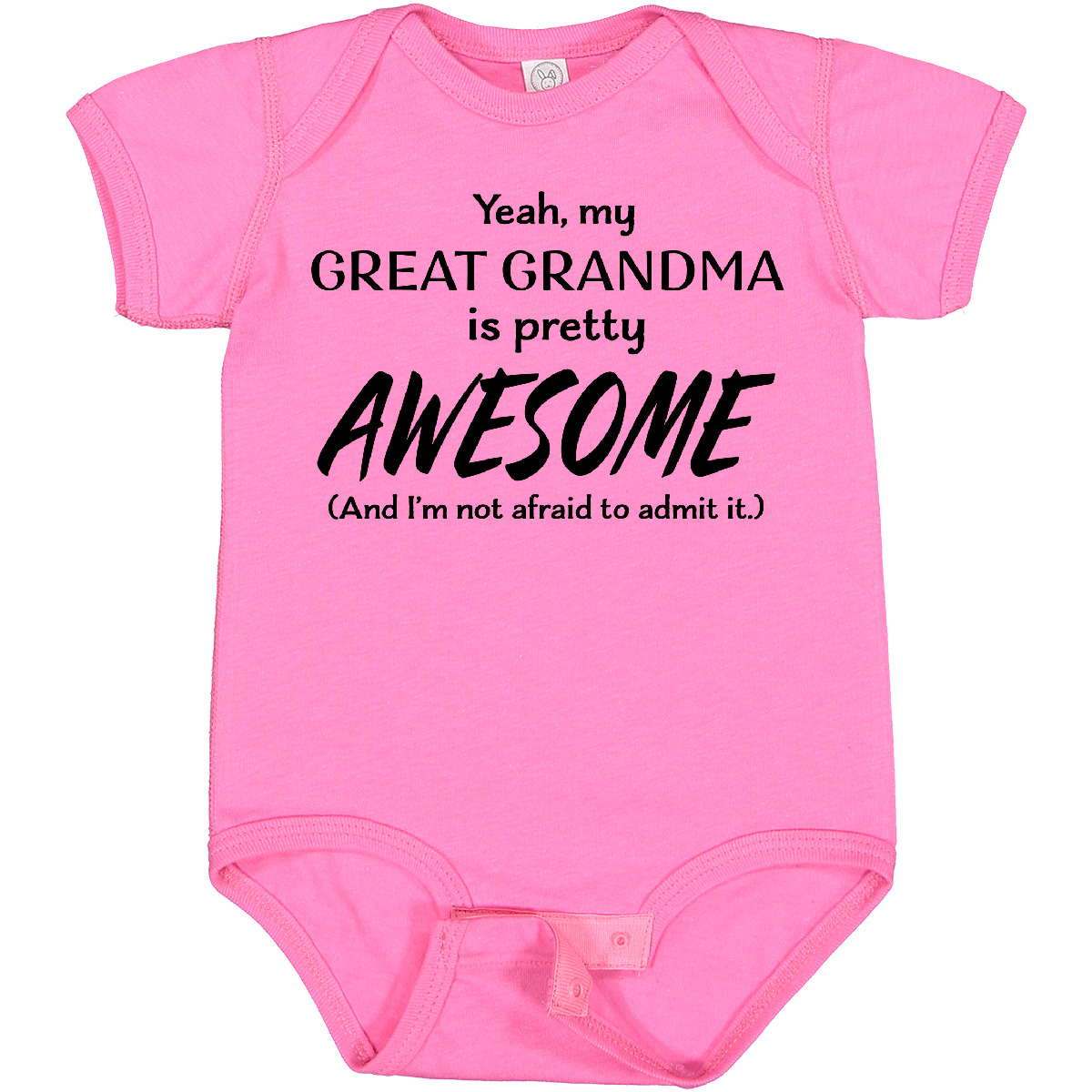 Inktastic Yeah My Great Grandma Is Pretty Awesome Baby Bodysuit Grandmother Joke - Picture 7 of 10