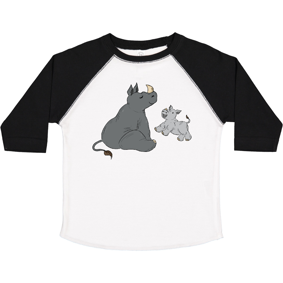 Inktastic Cute Rhinos Toddler T-Shirt Unicorn Unicorns Rhinoceros Animals Lovers - Picture 3 of 8