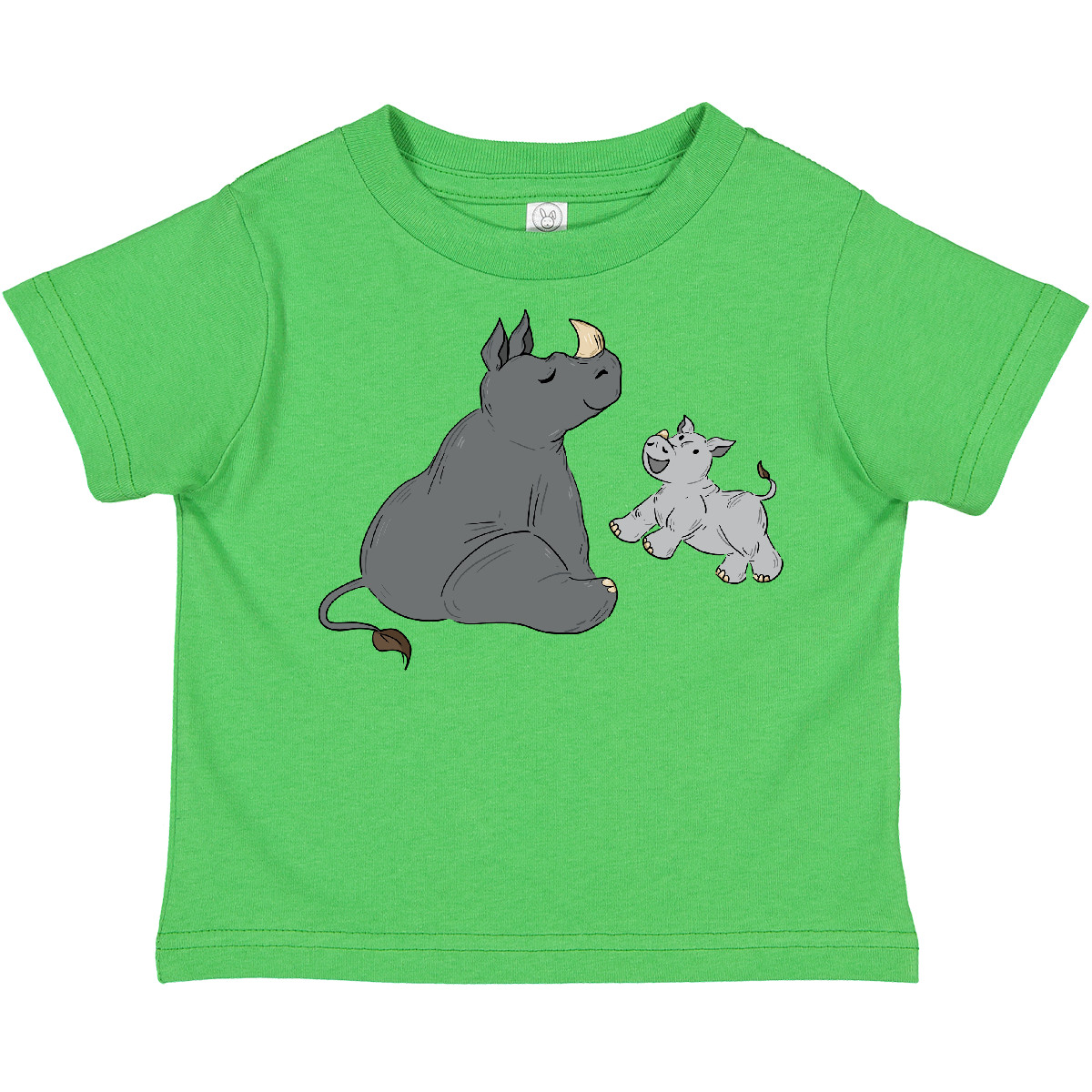 Inktastic Cute Rhinos Toddler T-Shirt Unicorn Unicorns Rhinoceros Animals Lovers - Picture 2 of 8
